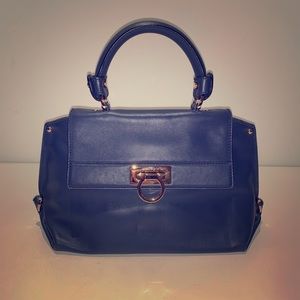 Salvatore Ferragamo Studio bag with gold hardware